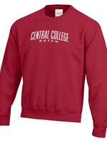 Gear Gear Big Cotton Puff Embroidery Central College Crew Red