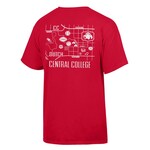 Comfort Wash Gear Comfort Wash Campus Map Tee Red
