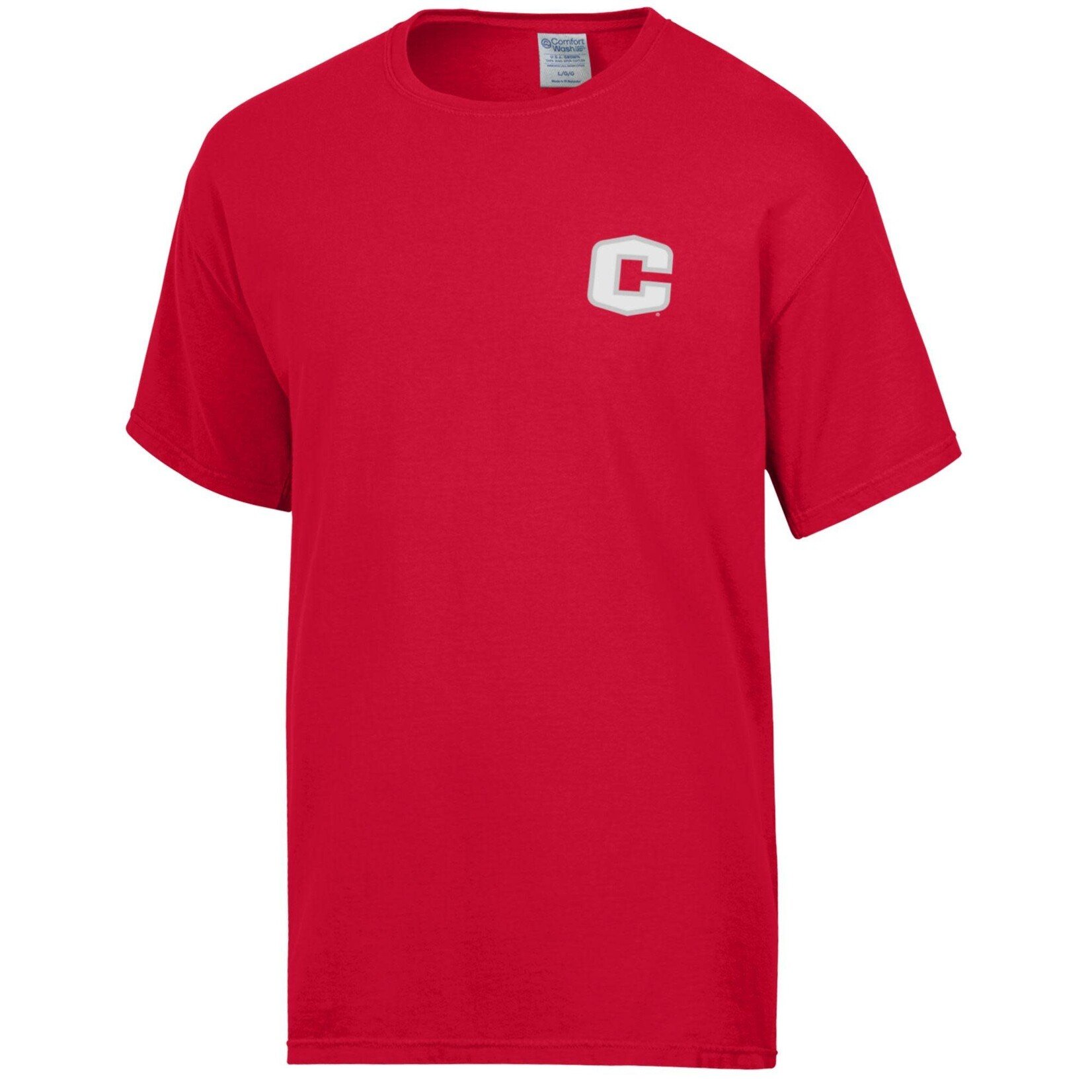 Comfort Wash Gear Comfort Wash Campus Map Tee Red