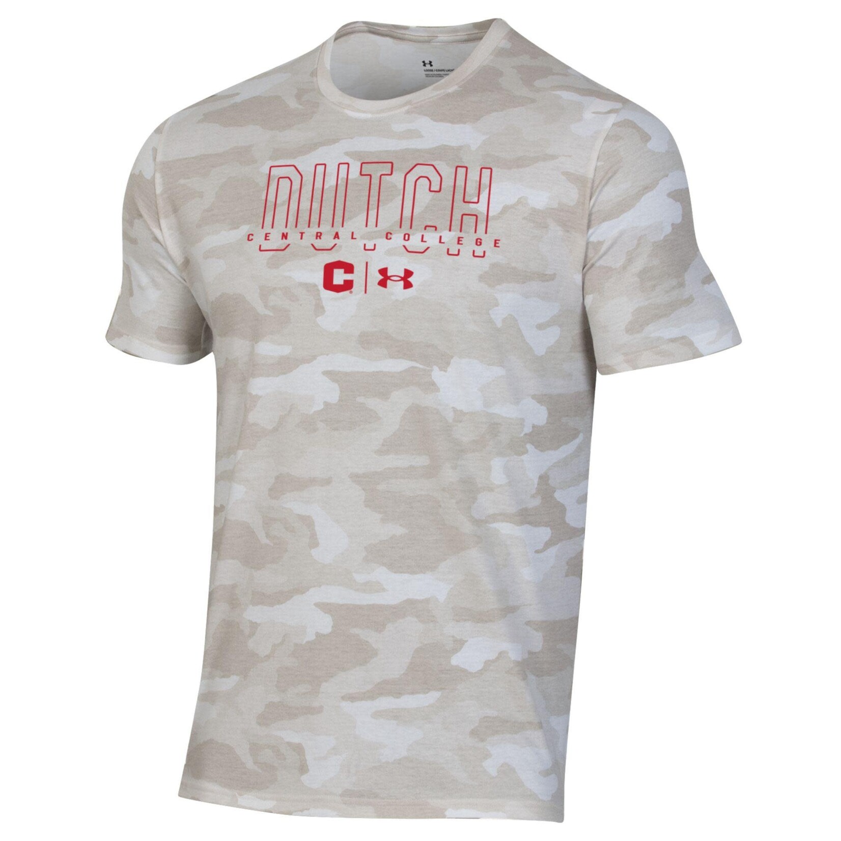 Under Armour UA Camo Performance Cotton Tee White