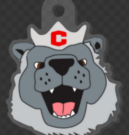 Sticker Mule Stickermule Big Red Keychain