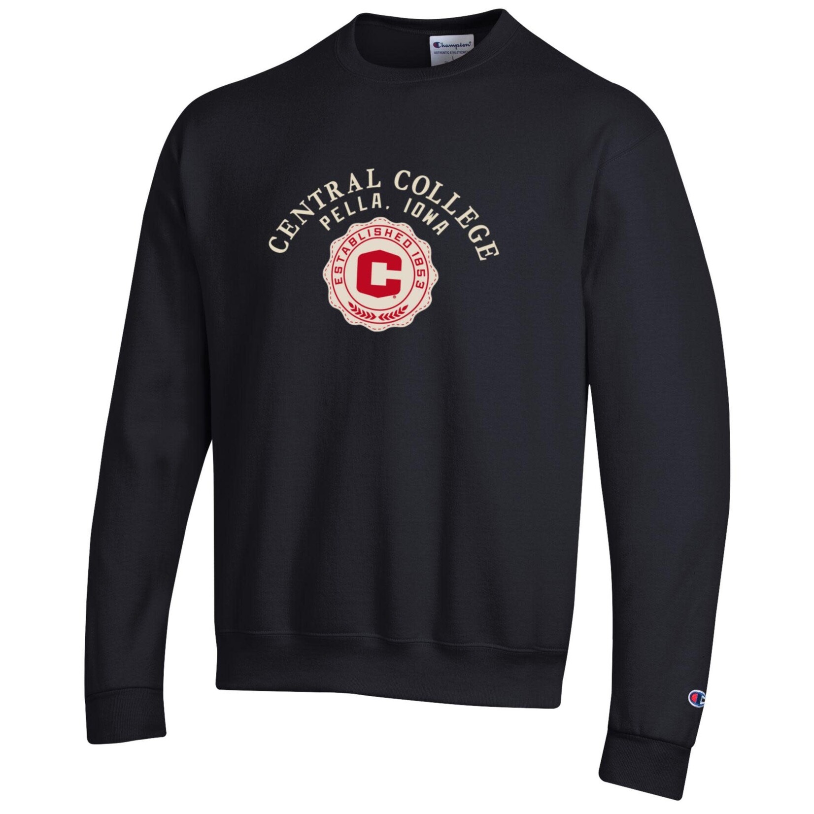 CHAMPION Champion C Circle Laurel Fleece Crew Black