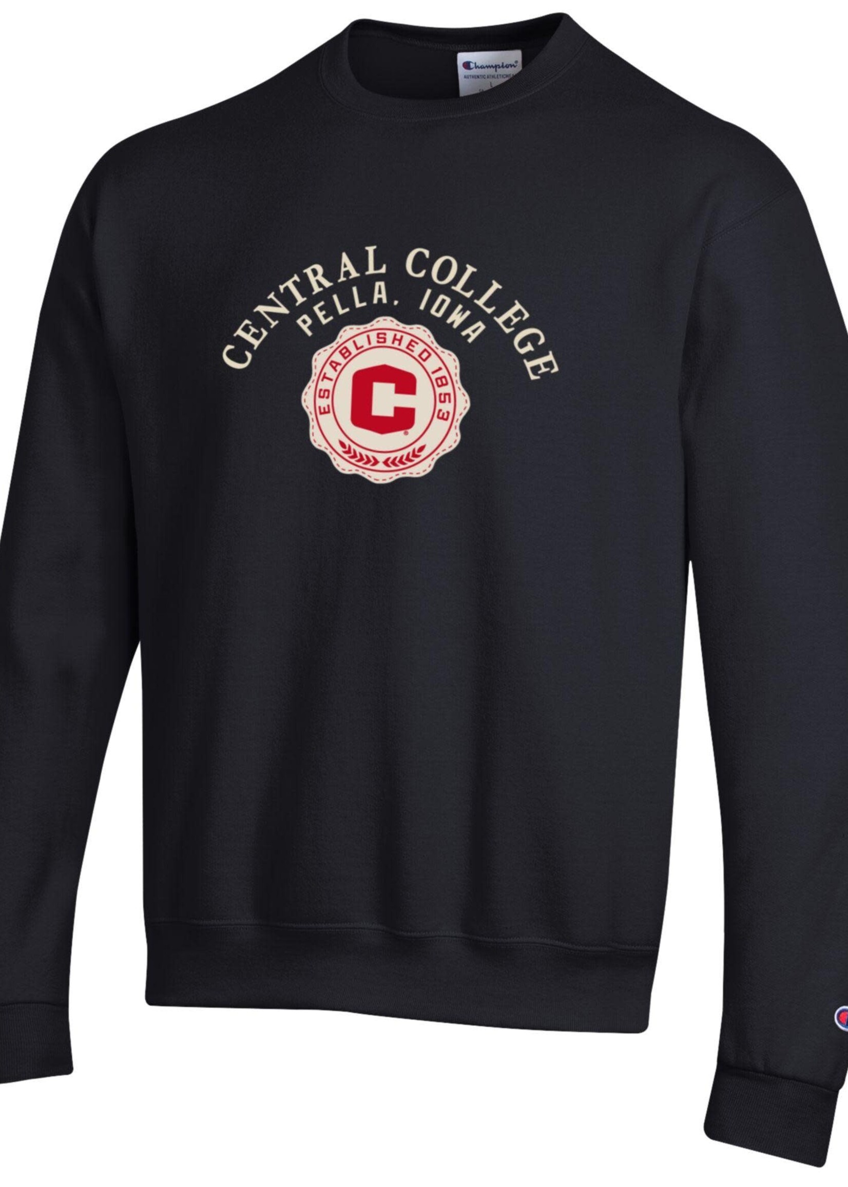 CHAMPION Champion C Circle Laurel Fleece Crew Black