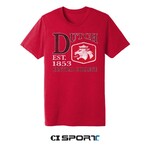 CI SPORT CI Sport Big Dutch Lion Triblend Tee Red