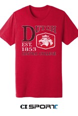 CI SPORT CI Sport Big Dutch Lion Triblend Tee Red
