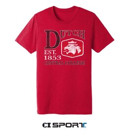 CI SPORT CI Sport Big Dutch Lion Triblend Tee Red