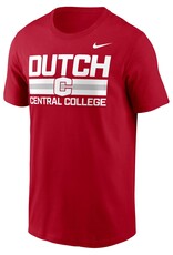 Nike Nike Cotton Dutch Stripes C Tee Red