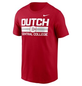 Nike Nike Cotton Dutch Stripes C Tee Red