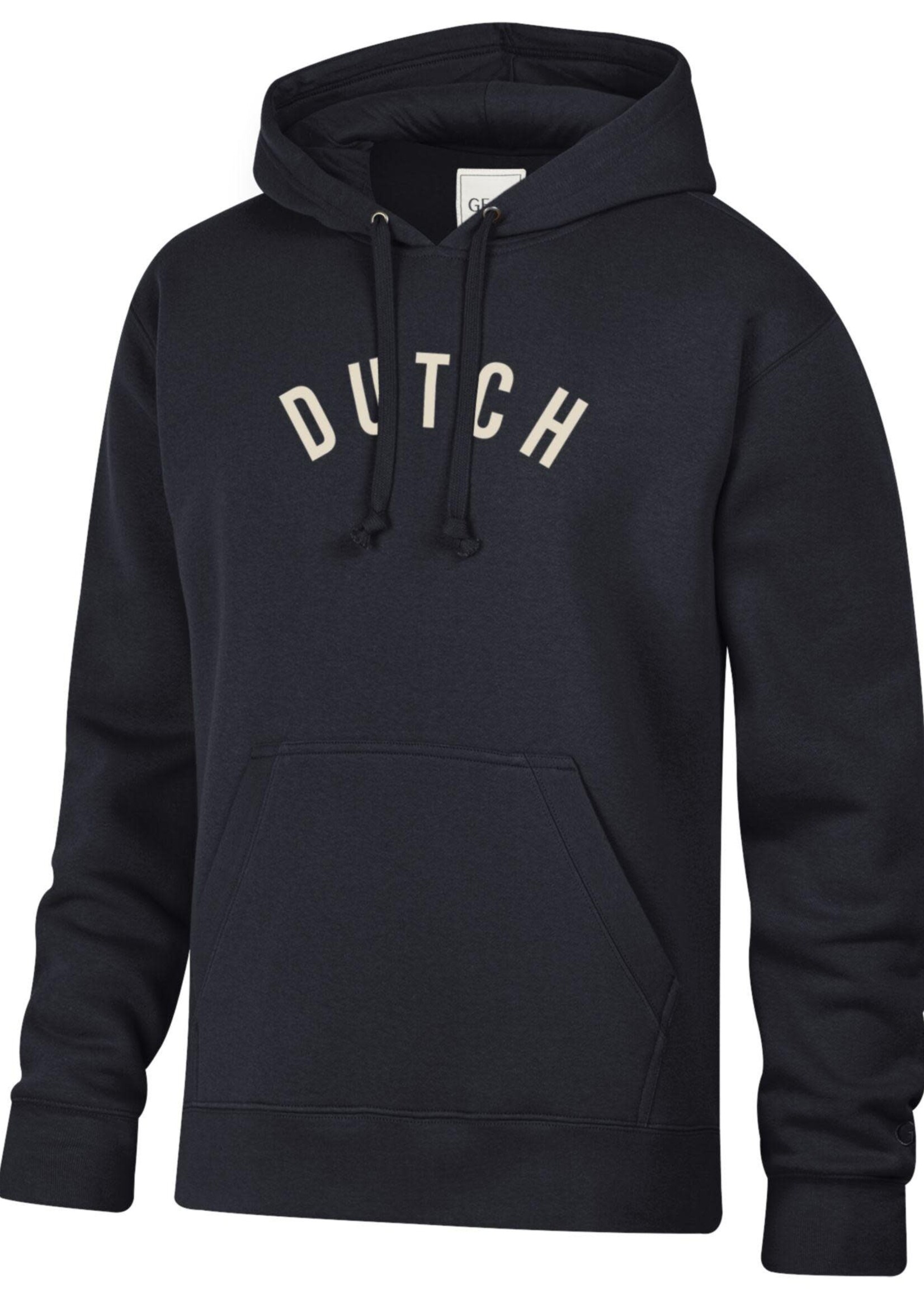 Gear Gear Embroidered Dutch Arch Hood Black