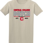 College House College House Central Dutch Line Tee Tan