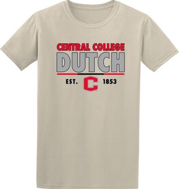 College House College House Central Dutch Line Tee Tan