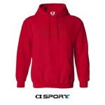 CI SPORT CI Sport Central College 1853 Dutch Embroidered Hood Red