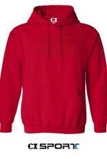 CI SPORT CI Sport Central College 1853 Dutch Embroidered Hood Red