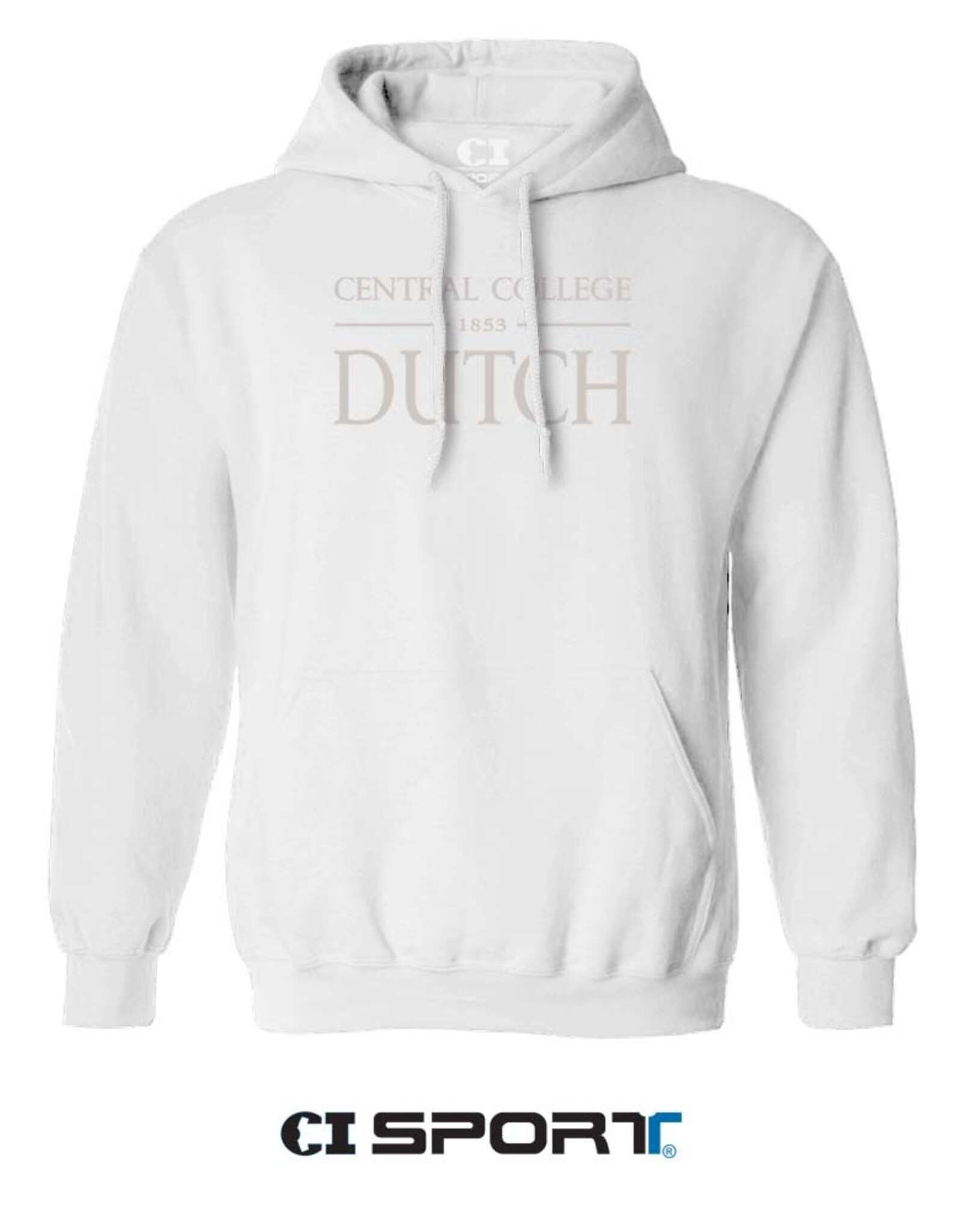 CI SPORT CI Sport Central College 1853 Dutch Embroidered Hood White