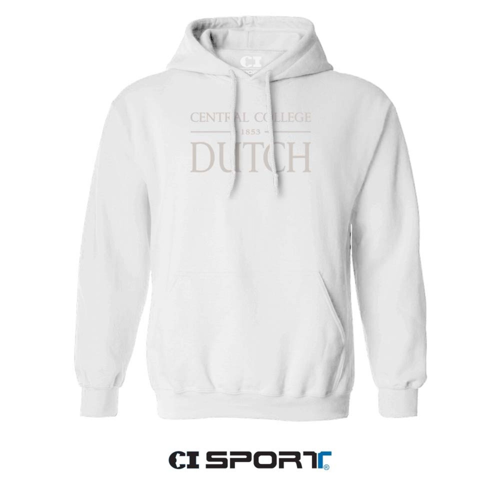 CI SPORT CI Sport Central College 1853 Dutch Embroidered Hood White