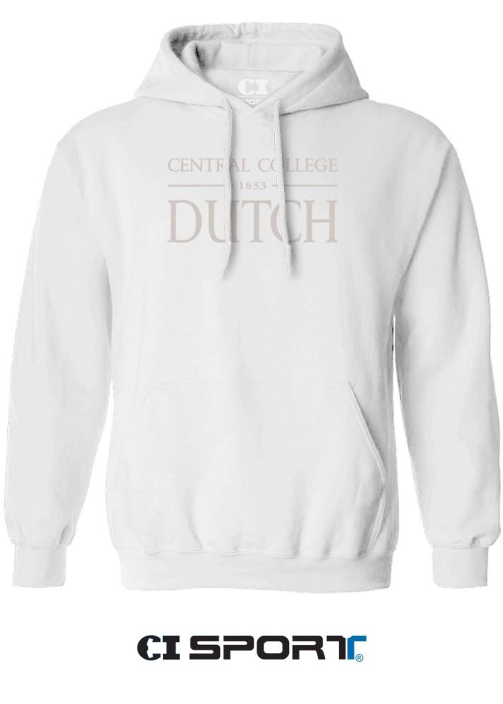 CI SPORT CI Sport Central College 1853 Dutch Embroidered Hood White