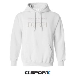 CI SPORT CI Sport Central College 1853 Dutch Embroidered Hood White