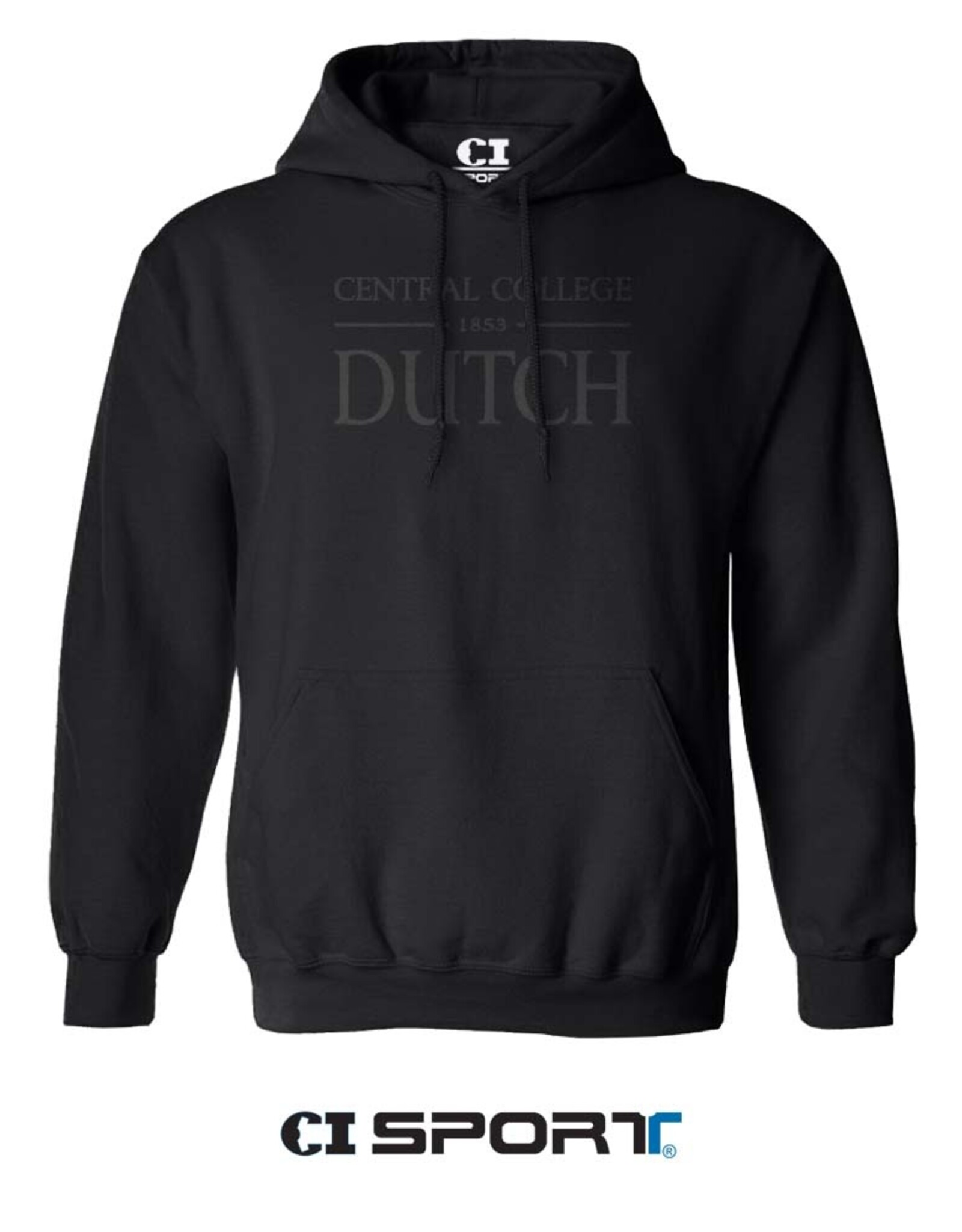 CI SPORT CI Sport Central College 1853 Dutch Embroidered Hood Black