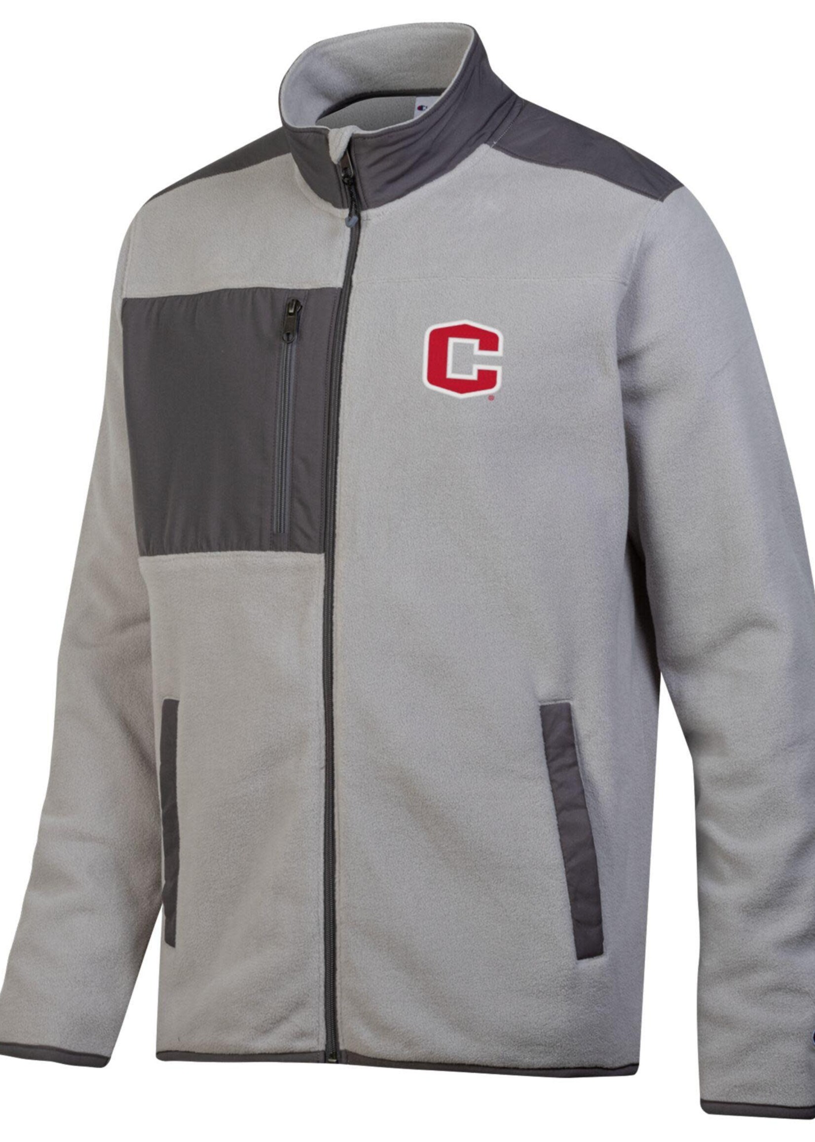 CHAMPION Champion C Logo Full Zip Jacket Gray