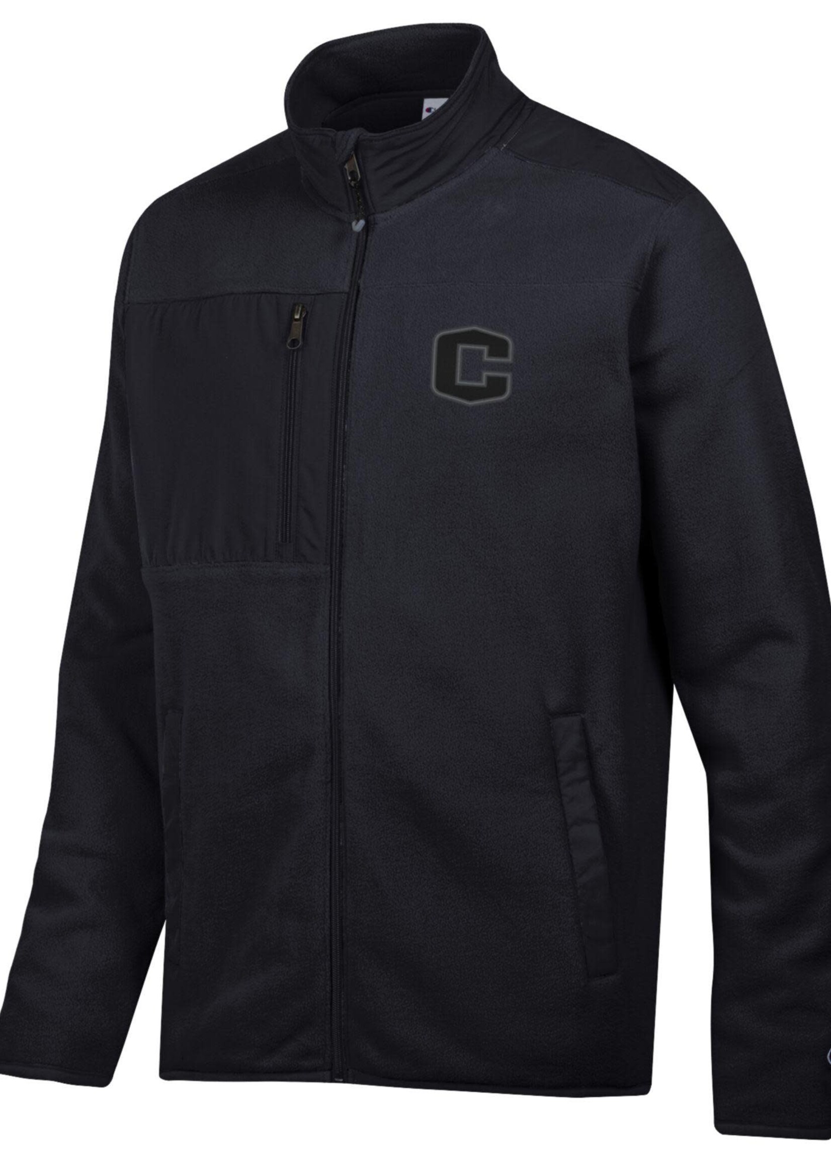 CHAMPION Champion Tonal C Logo Full Zip Jacket Black