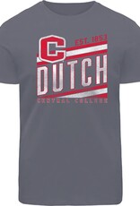 College House College House C Stripe Dutch Tee Gray