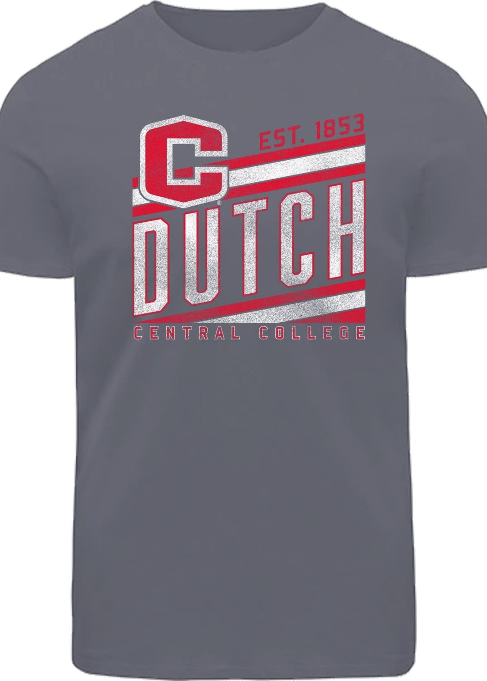 College House College House C Stripe Dutch Tee Gray
