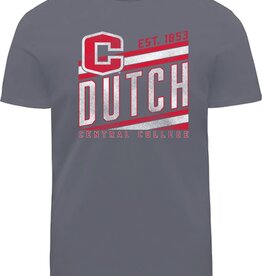 College House College House C Stripe Dutch Tee Gray