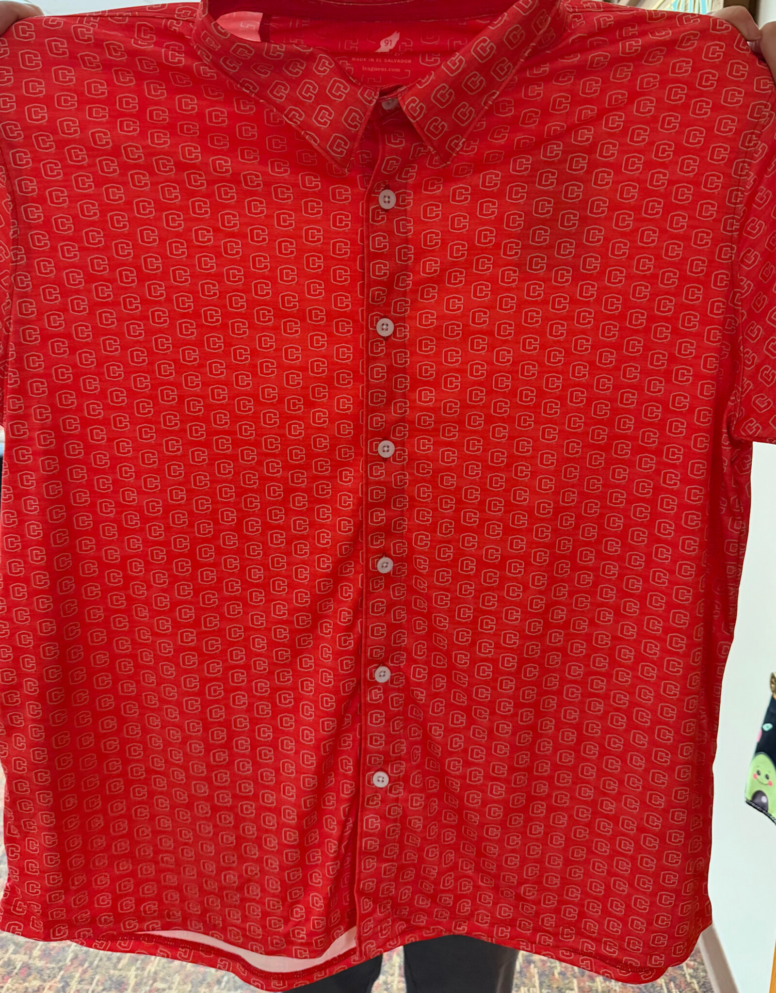 Legacy Central C All over Logo Mens Saturday Camp Shirt