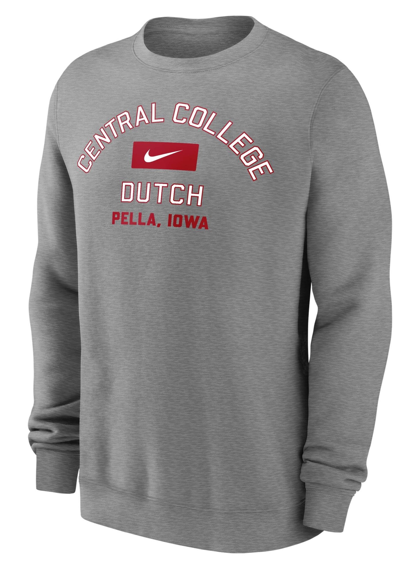 Nike Nike Swoosh Block Crew Heather Gray