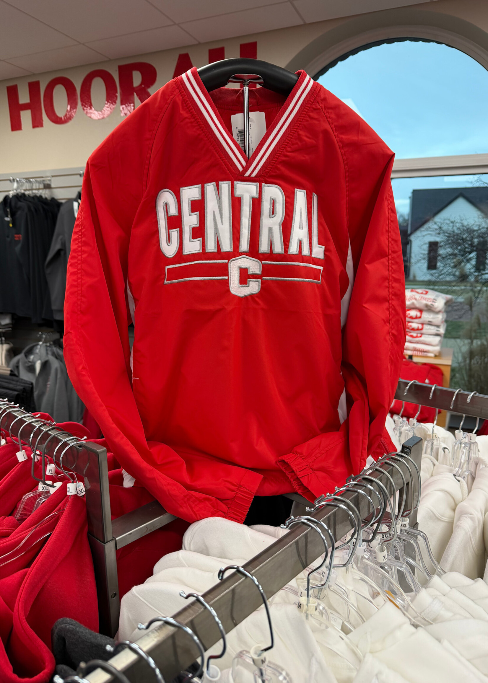 CI SPORT CI Sport Windshirt Central Pella Iowa Red