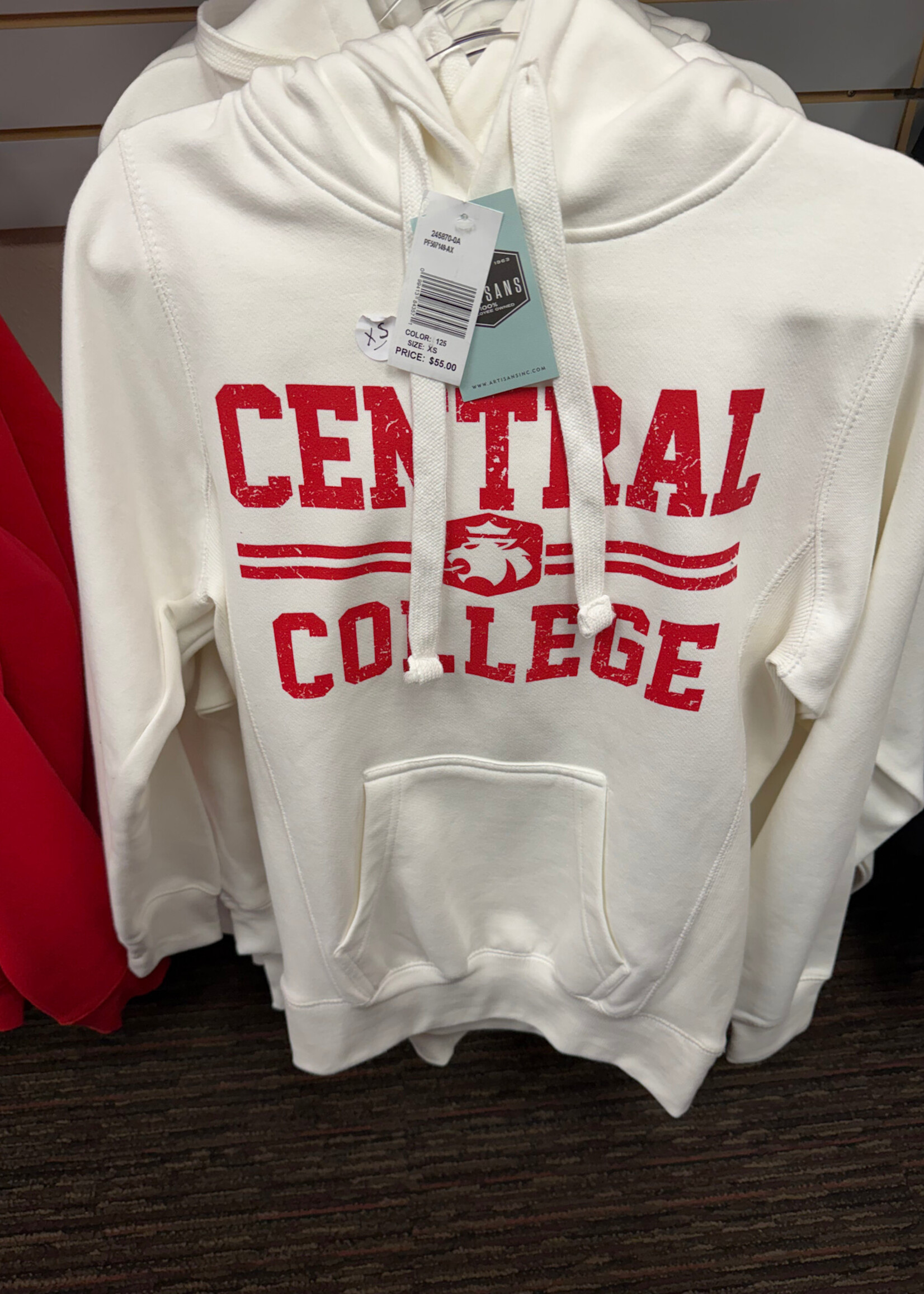 Artisans Artisans Distressed Justus Heavyweight Hood White