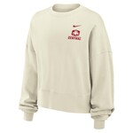 Nike Nike Women's Lion Logo Central Crew White