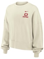 Nike Nike Women's Lion Logo Central Crew White