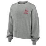 Nike Nike Women's Lion Logo Central Crew Heather Gray