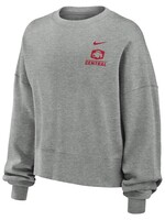 Nike Nike Women's Lion Logo Central Crew Heather Gray
