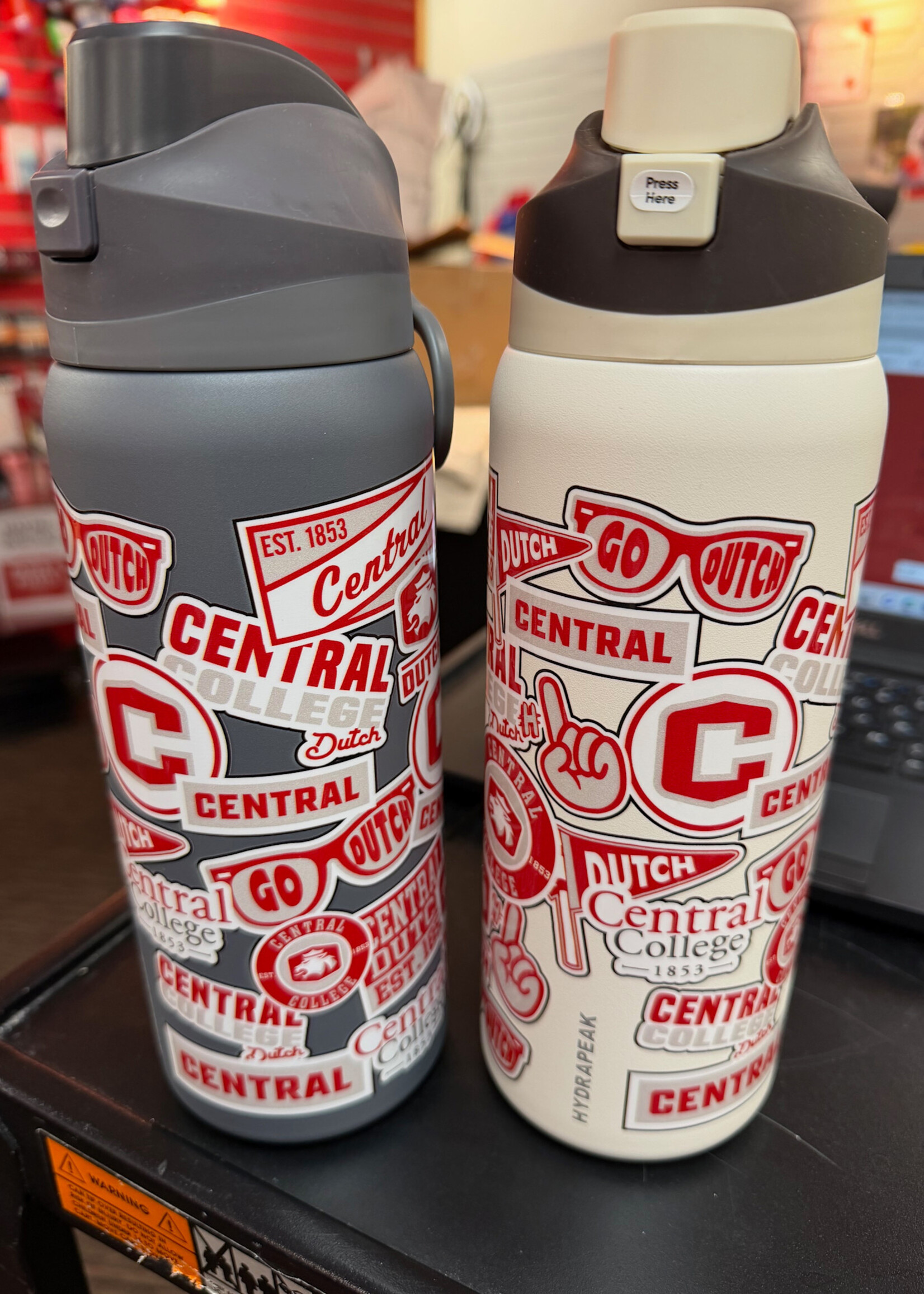 SPIRIT PRODUCTS Spirit Hydrapeak Sticker Collage Water Bottle