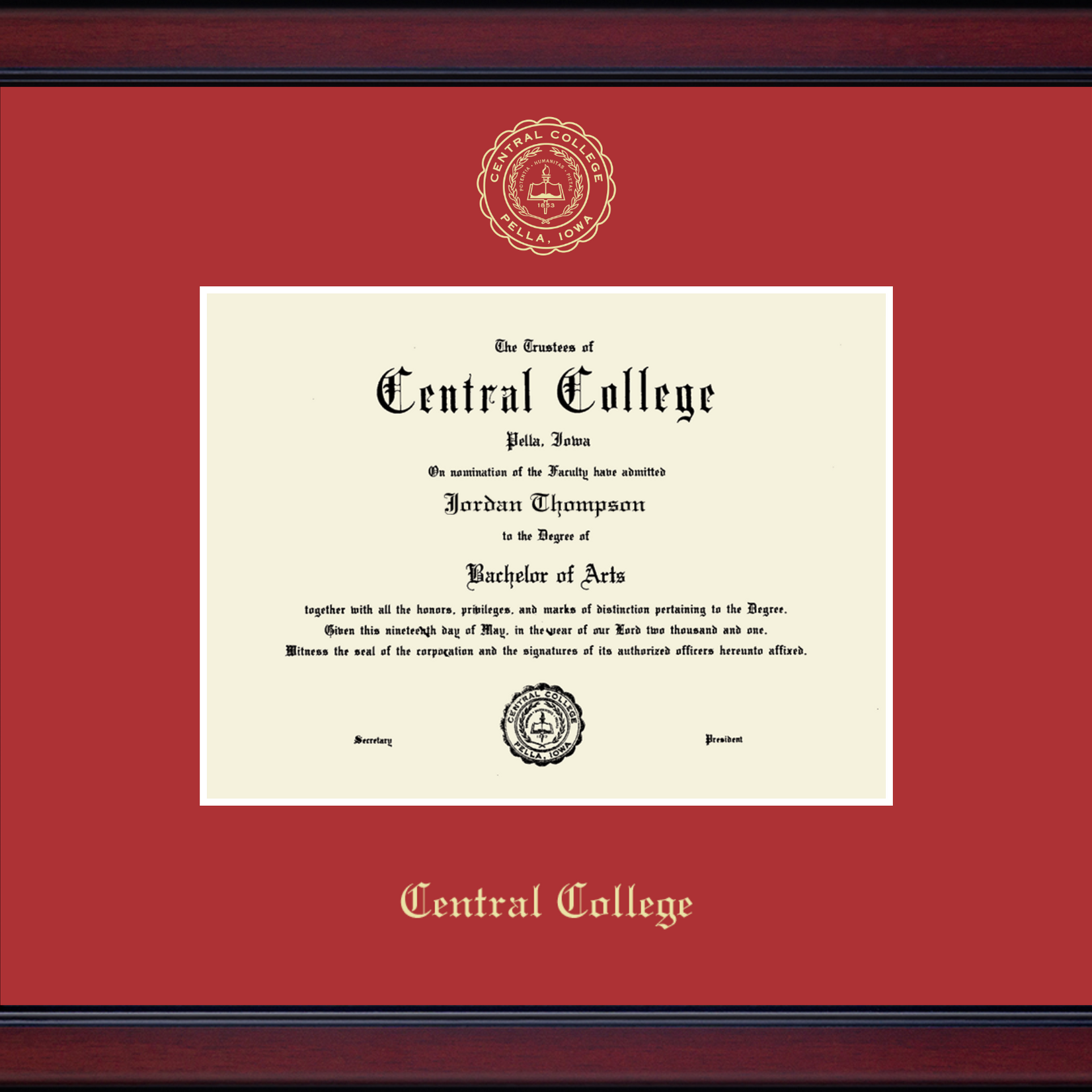 Church Hill Classics ChurchHill Academic 6x8 diploma Frame