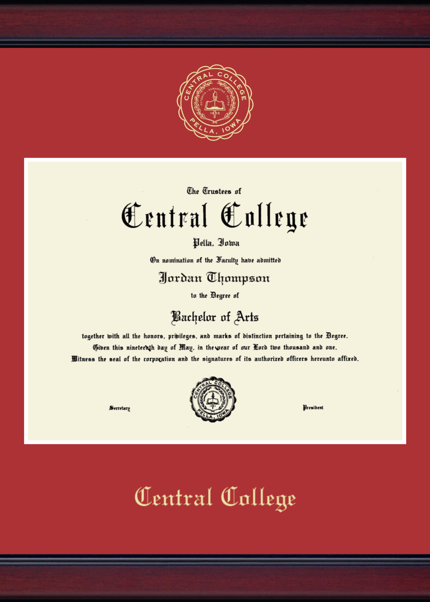 Church Hill Classics ChurchHill Academic 6x8 diploma Frame