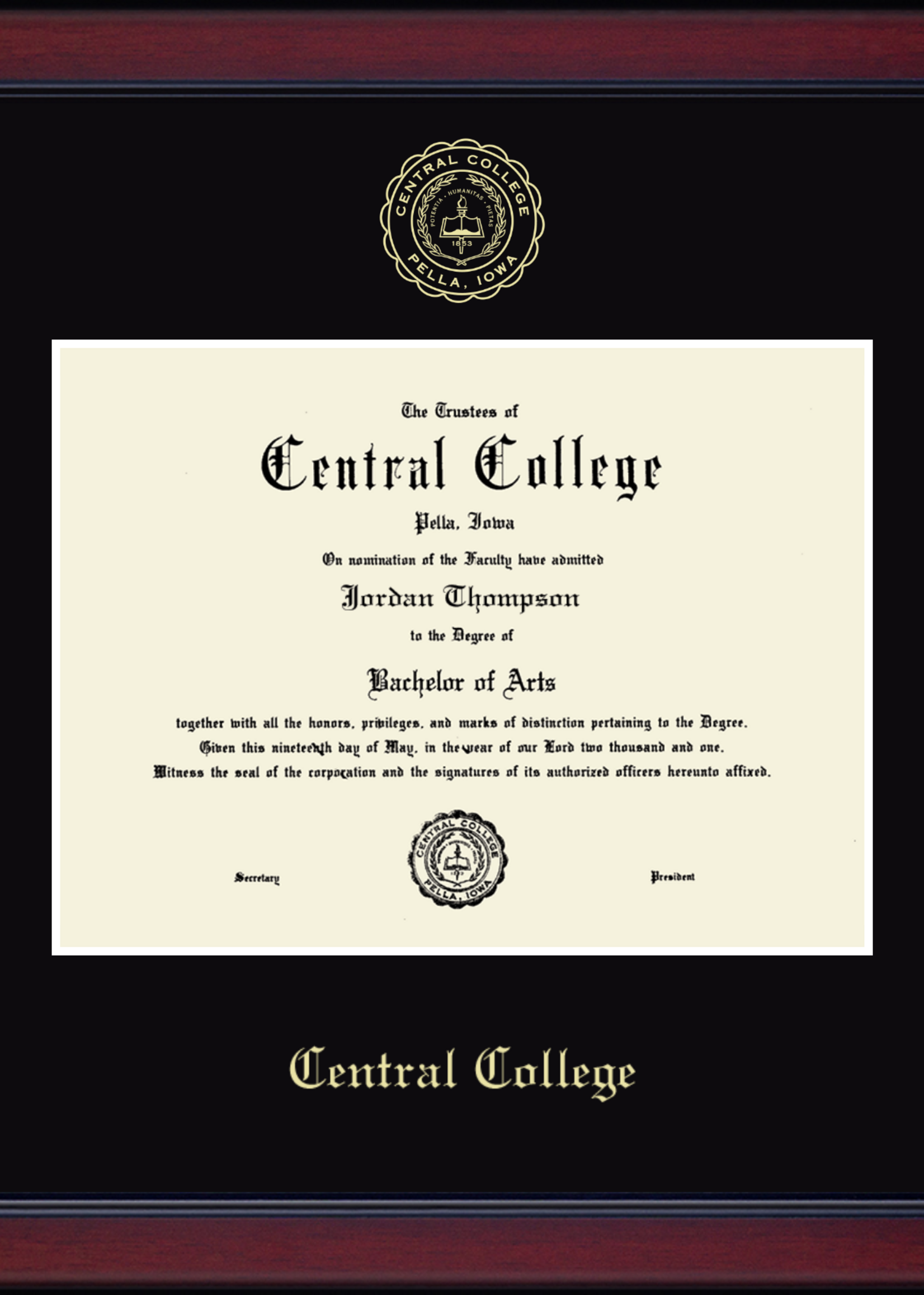 Church Hill Classics ChurchHill Academic 6x8 diploma Frame