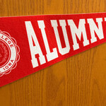 Jardine Associates Soft felt Pennant Alumni 9"by24"