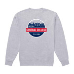 Uscape Apparel Uscape Scenic Central Circle Pella Heather Gray Crew