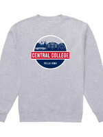Uscape Apparel Uscape Scenic Central Circle Pella Heather Gray Crew