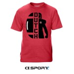 CI SPORT CI Sport Split Dutch Football Red SS Tee