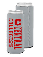 SPIRIT PRODUCTS Spirit Slim Grey w/Red Print Koozie