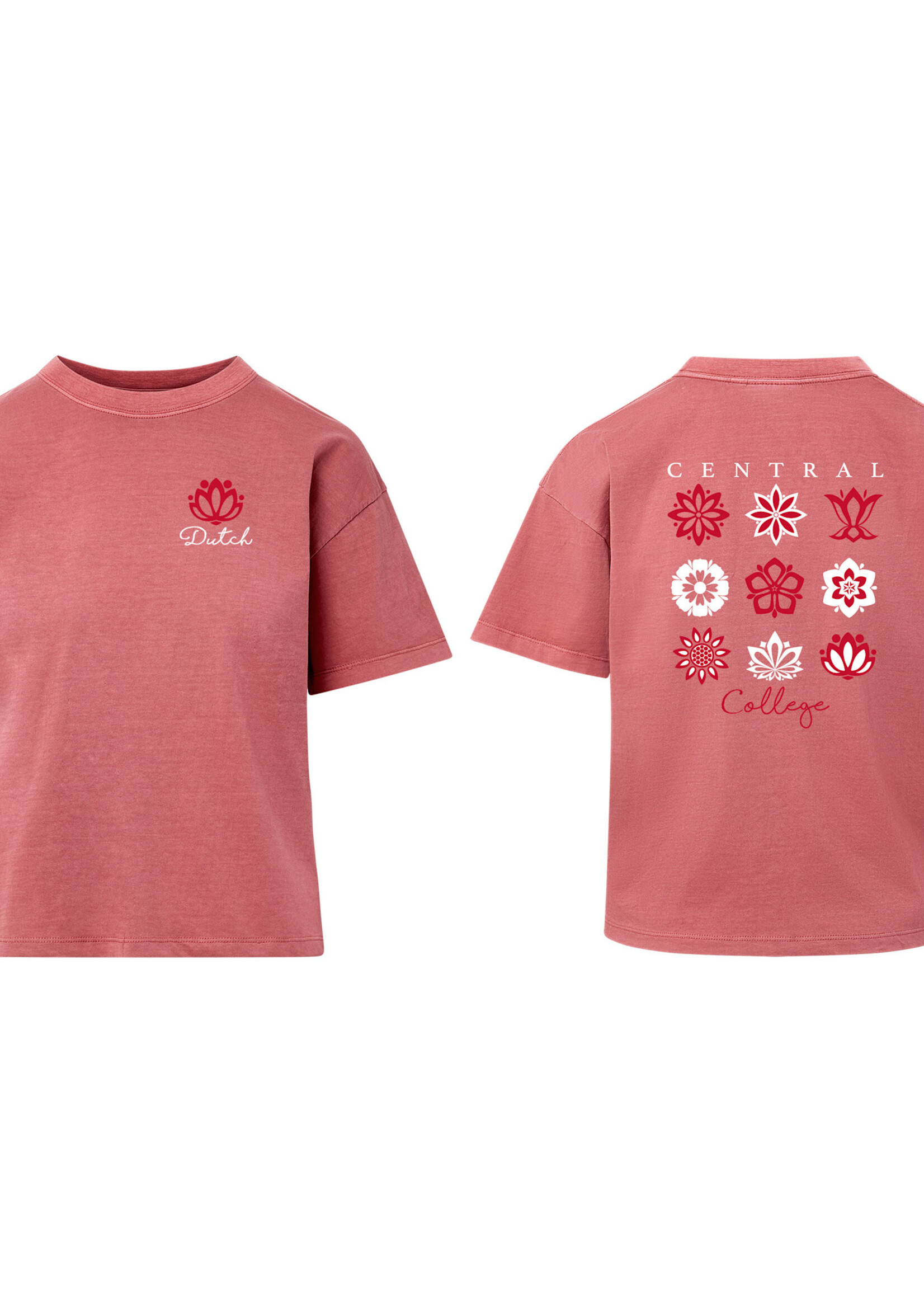 Comfort Colors MV Sport Coastal Color Ladies Floral Crop Box Tee