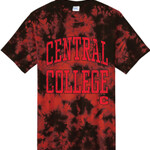 College House College House Tye Dye Tee Red/Black