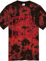 College House College House Tye Dye Tee Red/Black