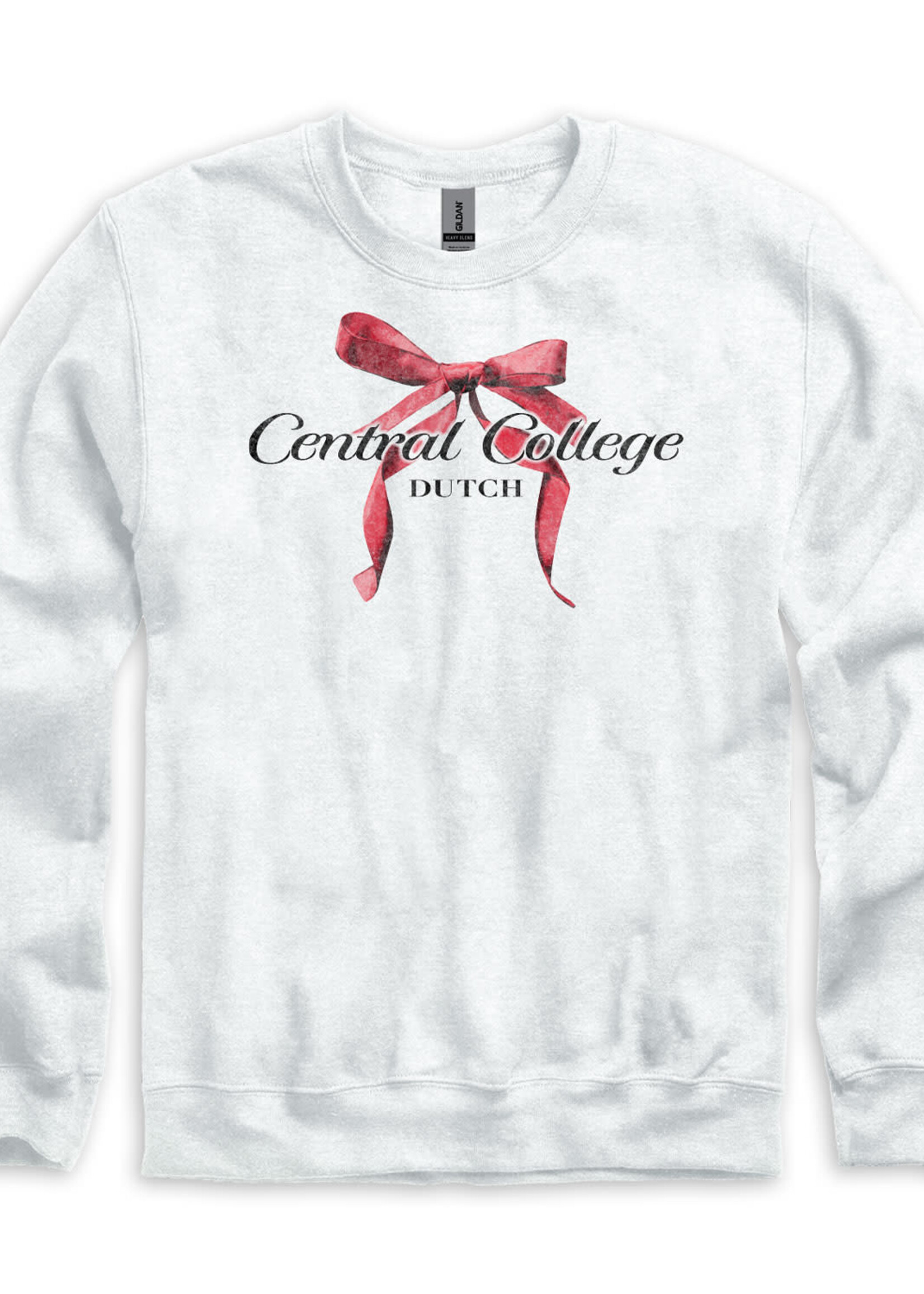 New Agenda New Agenda Crew Ribbon Script Sweater