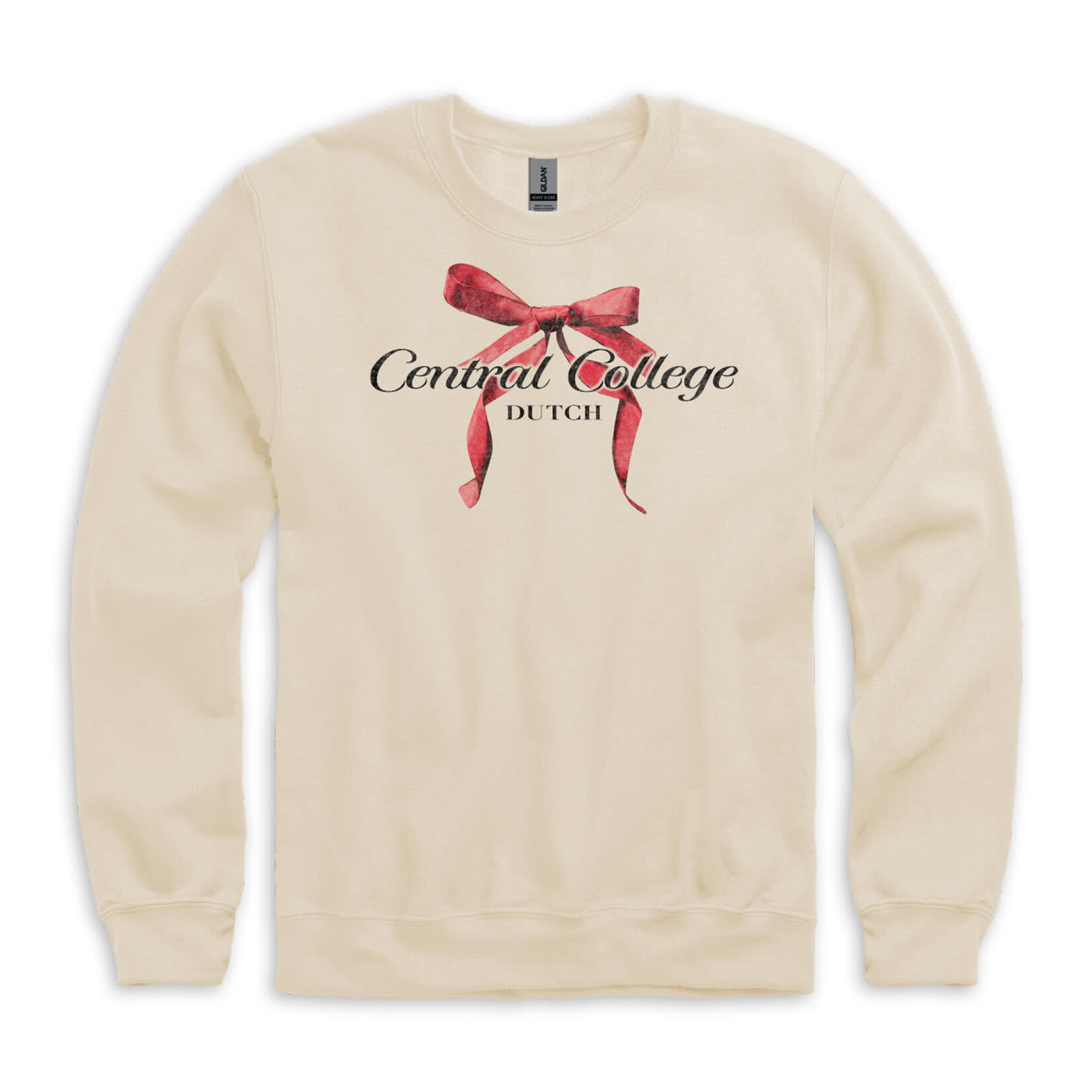 New Agenda New Agenda Crew Ribbon Script Sweater