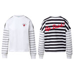 MV Sport MV Sport Womens Striped Dutch LS